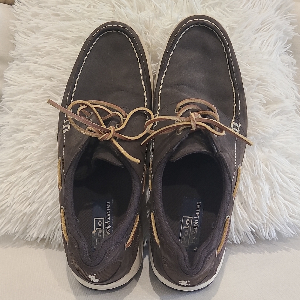 Brown Leather Boat Shoes